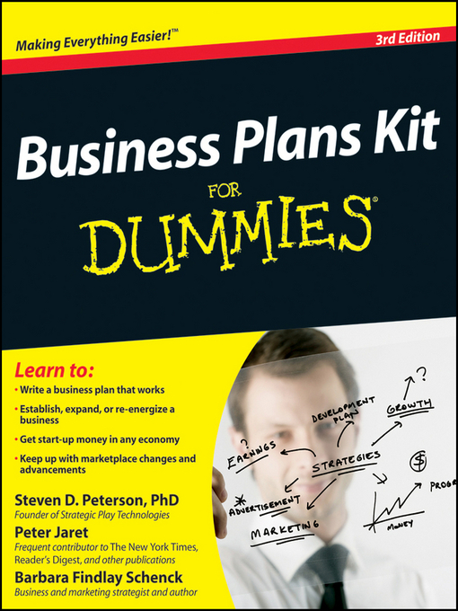 Title details for Business Plans Kit For Dummies by Steven D. Peterson - Available